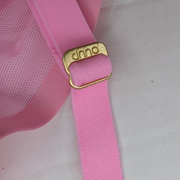 CUUP The Plunge Mesh Bra Rose Pink 30C - Picture 4 of 7